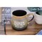 Dexsa Faith Coffee Tea Soup Ceramic Mug | Faith does not make things easy. It makes them possible. | 16 ounce Designer Mug with Inspiring Sentiment | Elegant Pottery Look